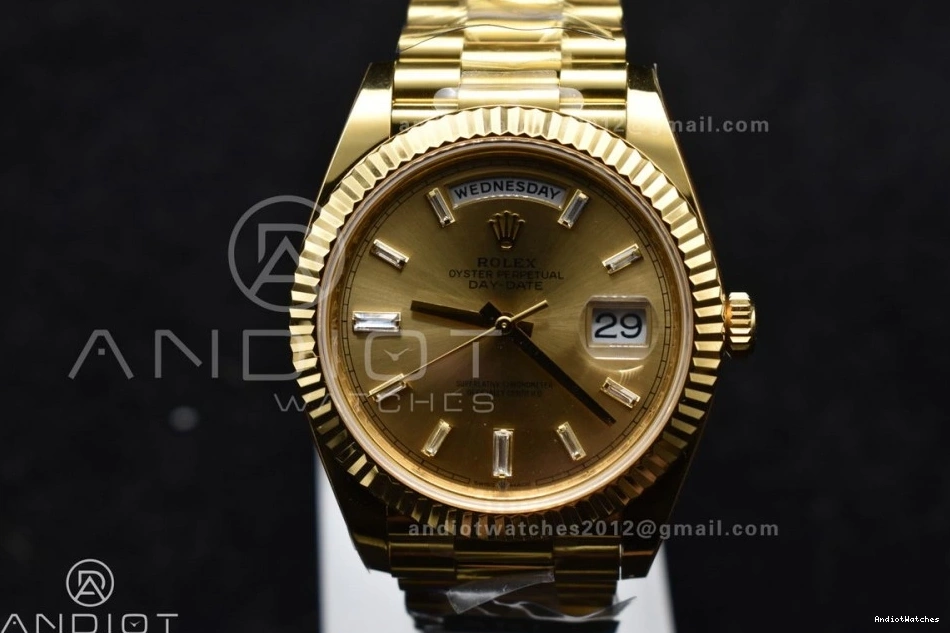 654 ARF President Day Bracelet VR3255 On 1:1 Dial 228238 (Gain Weight) Edition 40 Date Best Crystal Sustainable YG Gold 1106